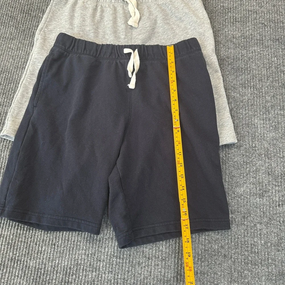 The Childrens Place Boys Fleece Shorts Size 16 XXL Husky Gray Navy 2 Pack Set